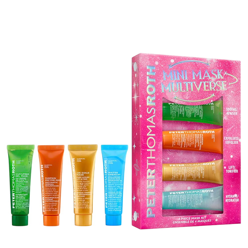 PETER THOMAS ROTH Multiverse 4-Piece Mask Kit - Набір із 4 міні масок для обличчя - фото №1